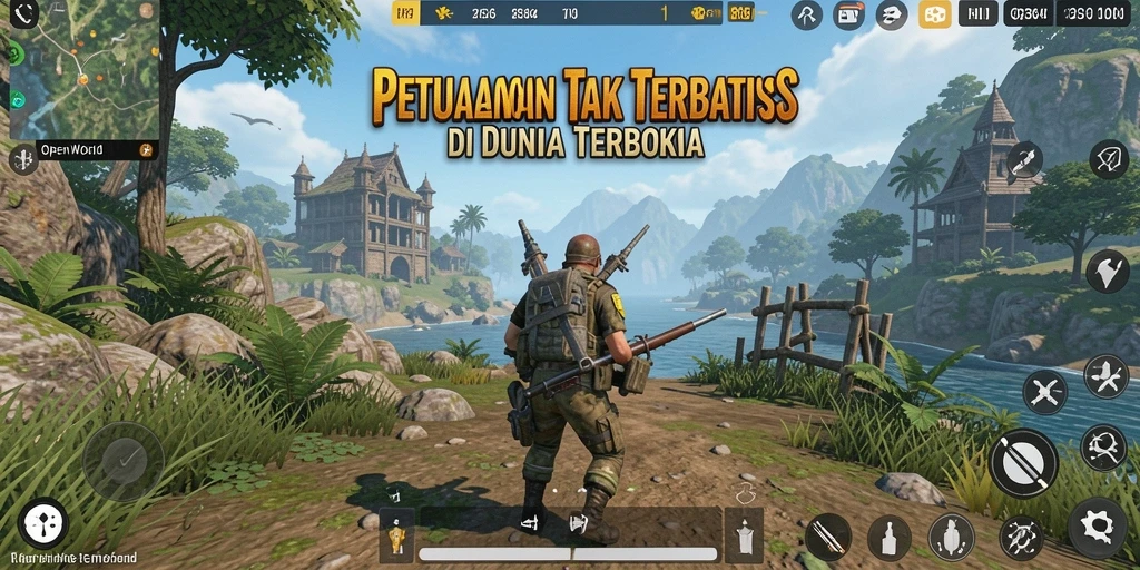 Screenshot fitur Open World dengan detail grafis yang menakjubkan.