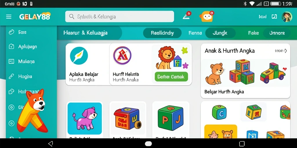 Tampilan antarmuka GELAY88 yang menarik dan interaktif.