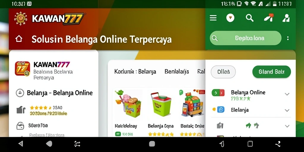Antarmuka KAWAN777 yang menarik dan mudah digunakan untuk belanja online.