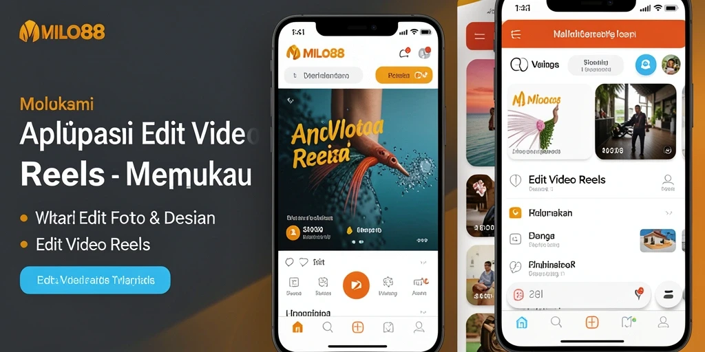 Tampilan antarmuka aplikasi Edit Video Reels yang menarik dan mudah digunakan.